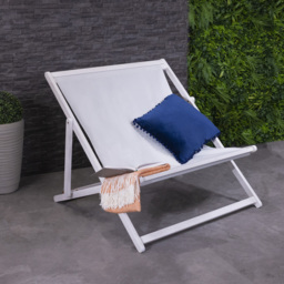 Charles Bentley Eucalyptus Washed Wood Double Deck Chair
