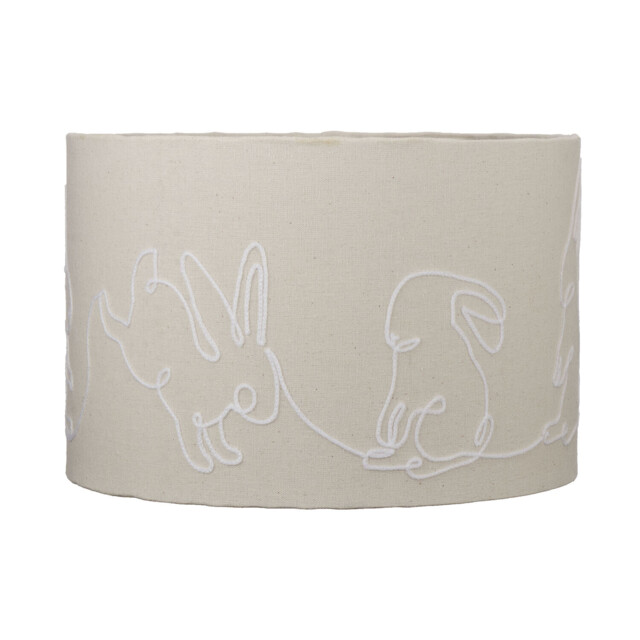Embroidered Bunny White and Neutral Shade 30cm - image 1
