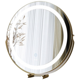 CARME Home Zara Gold Touch Sensor LED Light Mirror