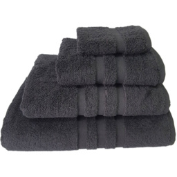 Soft Turkish Cotton Black Terry Dobby Bath Sheet