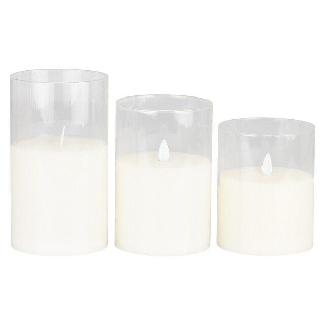 Clear LED Moving Candle