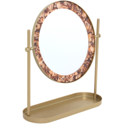 Tortoiseshell Desktop Mirror - thumbnail 3