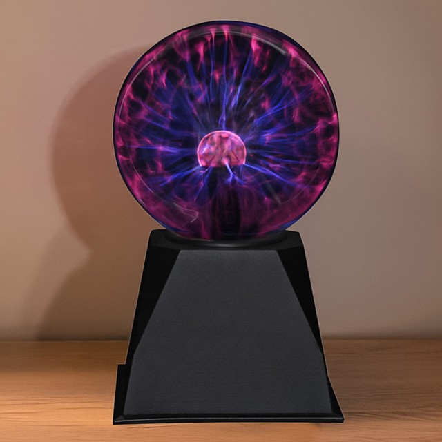 Black and Clear Plasma Ball with USB Cable - image 1