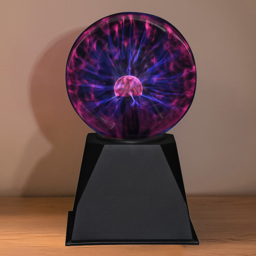 Black and Clear Plasma Ball with USB Cable - thumbnail 1