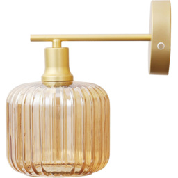 Micah Champagne and Gold Wall Light