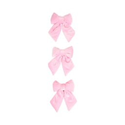 Single Sleigh Bells Ring Single Chunky Plush Bow Tree Decoration 3 Pack in Assorted Style - thumbnail 4