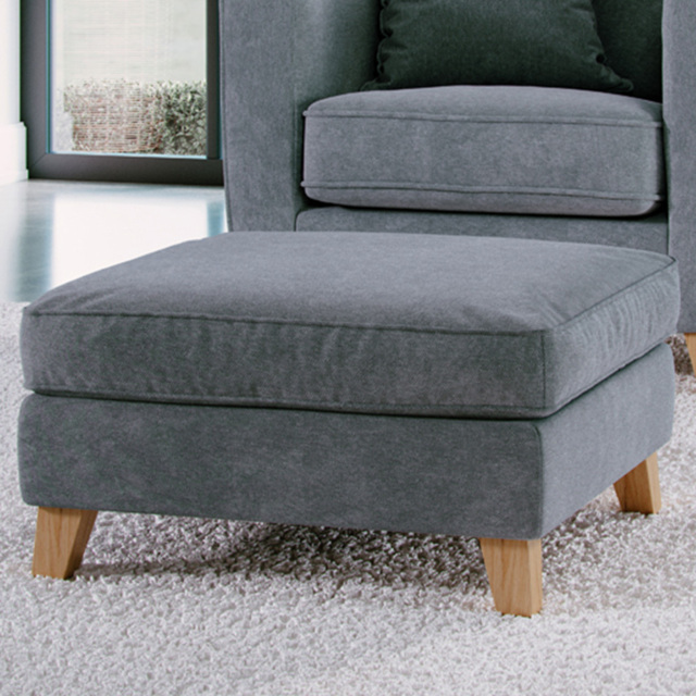 Marlon City Denim Footstool - image 1
