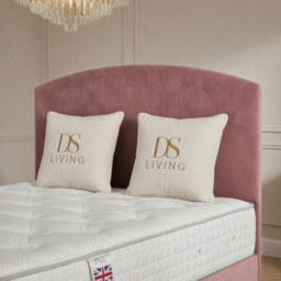 DS Living Opulence Pink King Size Velvet Upholstered Ottoman Bed - thumbnail 3