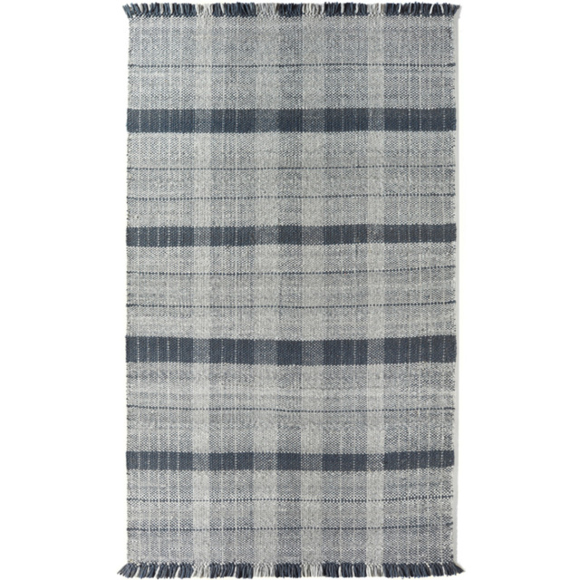 Origins Highland Check Navy Rug 80 x 150cm - image 1