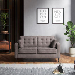Milo Enjoy Pewter 2 Seater Sofa - thumbnail 3