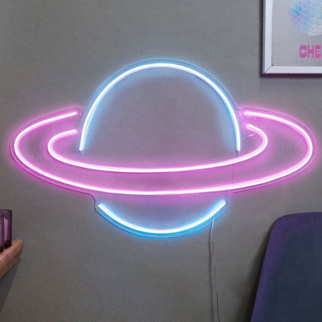 White Planet Neon Sign XL - image 1