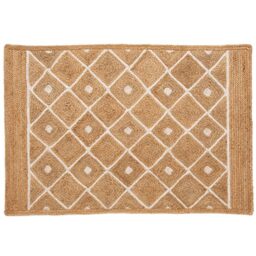 Prestbury Natural Diamond Braided Rug 120 x 170cm - thumbnail 1