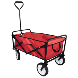 Foldable Garden Cart Red - thumbnail 3