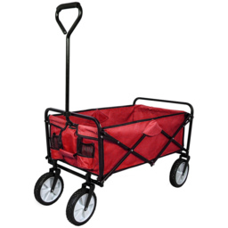 Foldable Garden Cart Red - thumbnail 1