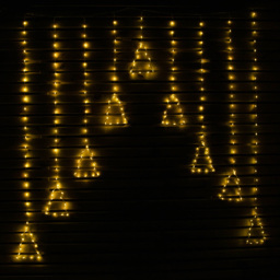 Premier FlexiBrights Mains Powered 258 Warm White LED Christmas Tree Curtain Light 1.2 x 1.2m