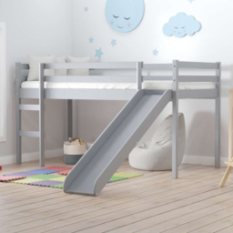 Frankie Single Grey Midi Sleeper with Slide