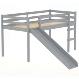 Frankie Single Grey Midi Sleeper with Slide - thumbnail 3