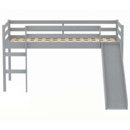 Frankie Single Grey Midi Sleeper with Slide - thumbnail 4