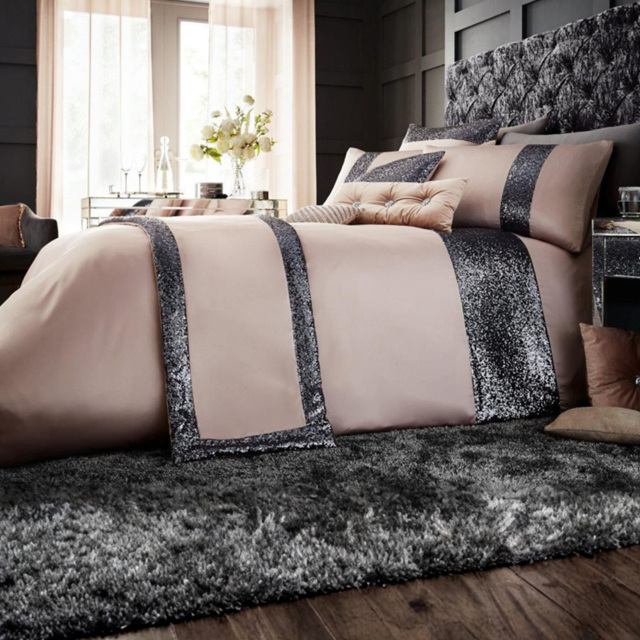 Smart Living Chambray Double Glamorous Duvet Set - image 1