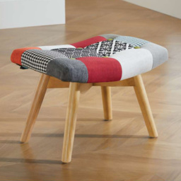 Sloane Multicolour Footstool - thumbnail 1