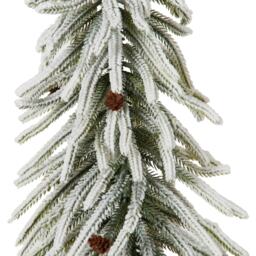 Mistletoe Cottage Potted Scandi Flocked Artificial Christmas Tree 3.6ft - thumbnail 3