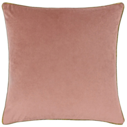 Paoletti Meridian Blush Gold Velvet Cushion
