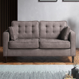 Eden Pewter Chenille 2 Seater Sofa