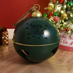 Sleigh Bells Ring Metal Hanging Bell Christmas Decoration 60cm - thumbnail 3