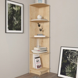 Decorotika Liva 5 Tier Corner Bookcase