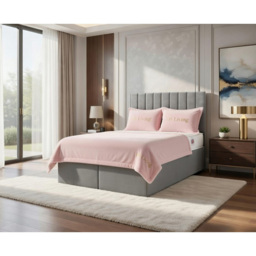 DS Living Aria Silver Super King Size Plush Ottoman Bed - thumbnail 4