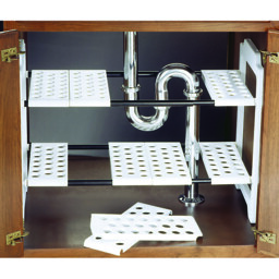 Addis White Under Sink Shelf Storage