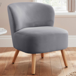 GFW Evie Grey Velvet Accent Chair