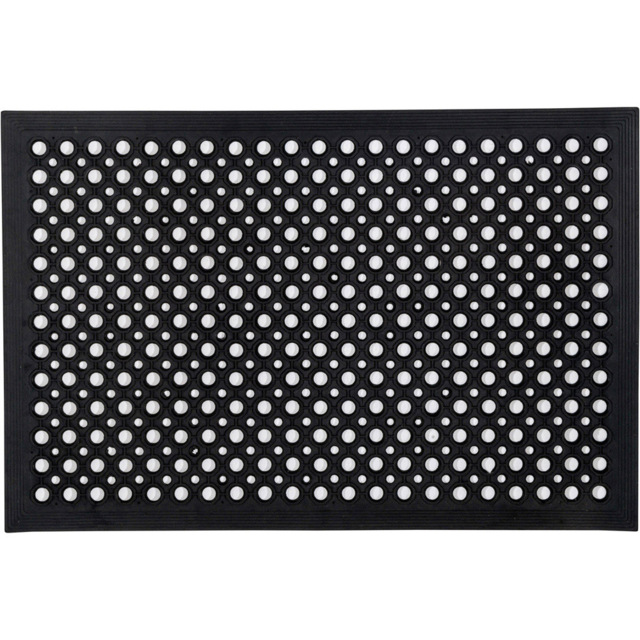 Floortex Open-Top Black Anti-Fatigue Mat 80 x 120cm - image 1