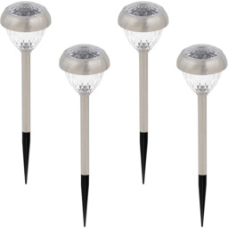 GardenKraft 4 Pack Colour Change LED Solar Stake Lights - thumbnail 4