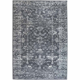 Traditional Style Rug Charcoal 160 x 230cm - thumbnail 1