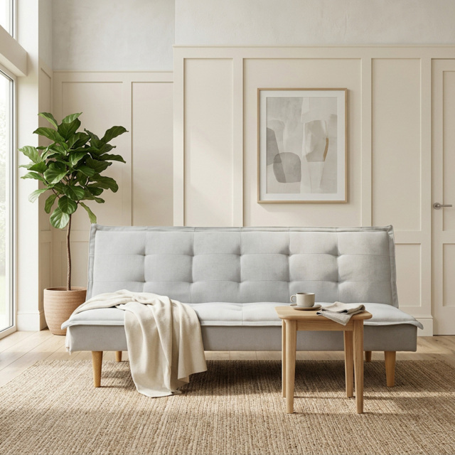 Layla Sofa Bed Light Grey - image 1