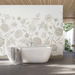 Origin Murals Jacobean Rose Trail Multicolour Wall Mural - thumbnail 1