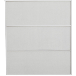 Home Source Polar White 3 Shelf Wall Mounted Storage Unit - thumbnail 4