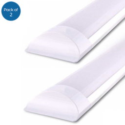 ENER-J 2 Pack 54W Prismatic LED Batten Fitting
