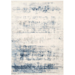 Kukoon Oscar Lennox Flat Blue Watercolour Abstract Rug 200 x 290cm - thumbnail 1