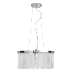Highgate Single Tier Pendant Light - Chrome - thumbnail 3