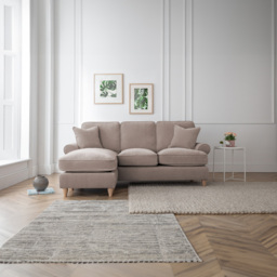 The Victoria 3 Seater Putty Left Hand Chaise Sofa - thumbnail 4