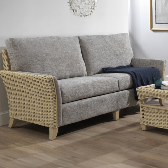 Desser Arlington 3 Seater Grey Fabric Sofa - image 1