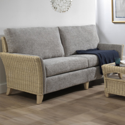 Desser Arlington 3 Seater Grey Fabric Sofa