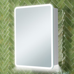 Bathstore Thea Single Door LED Mirror Bathroom Cabinet