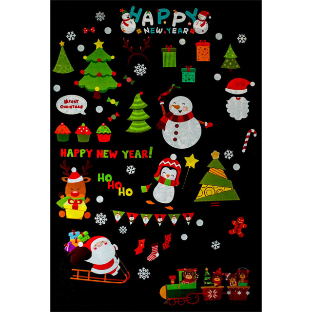 Xmas Haus Christmas Window Sticker 78 Piece - image 1