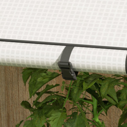 Outsunny 4 Shelf Steel Frame 3 x 3ft Portable Greenhouse - thumbnail 3