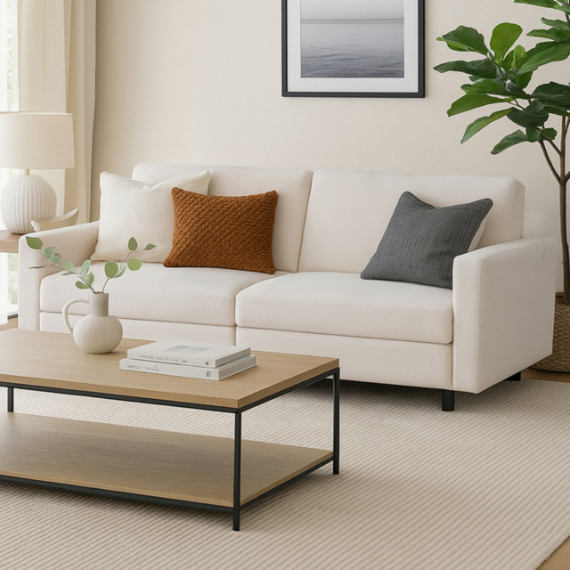 Aspire Natural Dual Storage Vault Sofa Bed - image 1