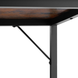 tectake Jenkins Dark Wood Office Desk - thumbnail 4