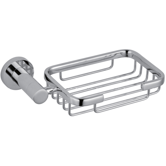 Nes Home Square Chrome Soap Dish with Holder - image 1